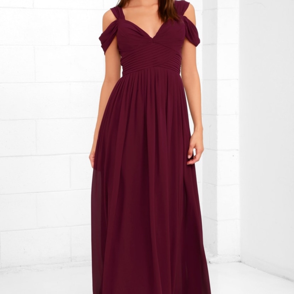 Lulu’s Burgundy Dress